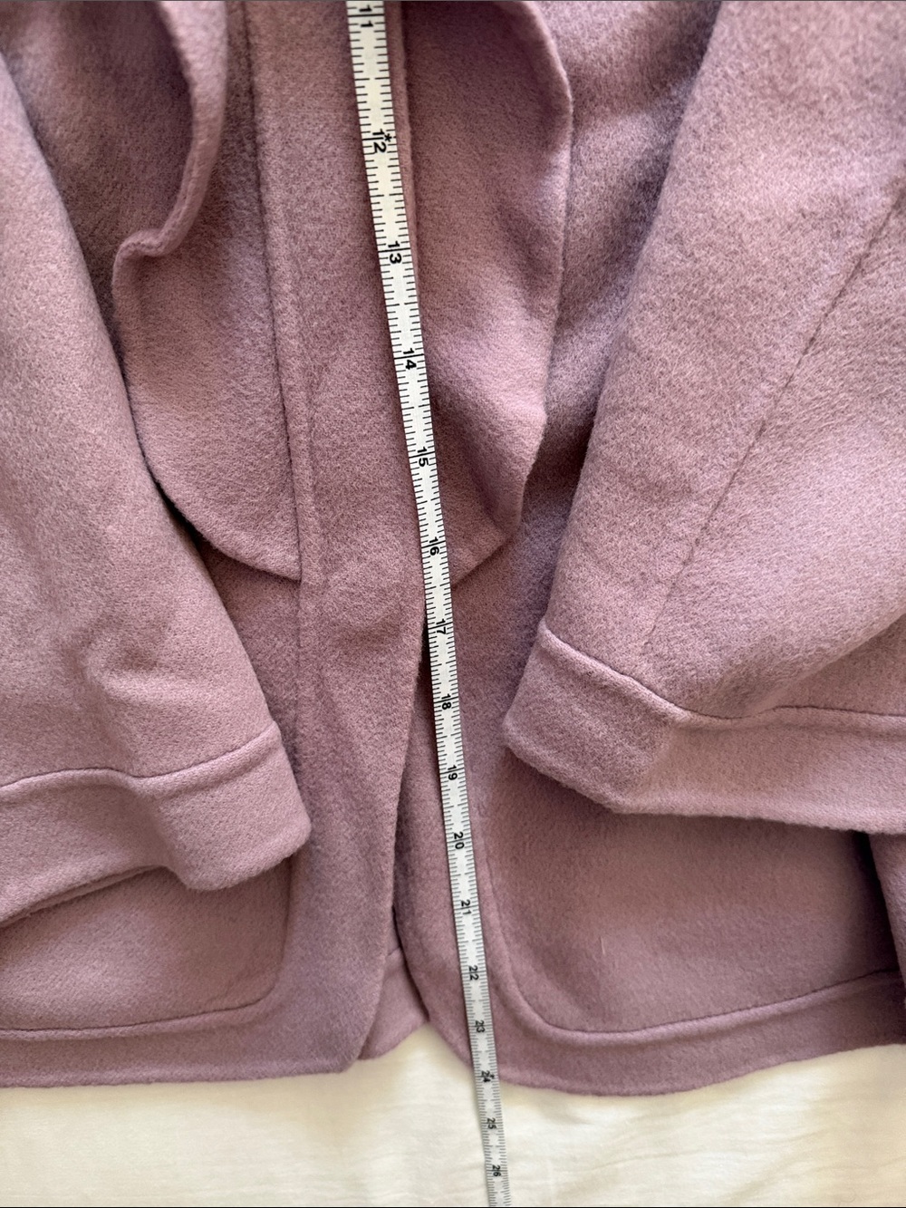 Talbots Lavender Ruffle-Front Suit Jacket - Picture 4 of 10